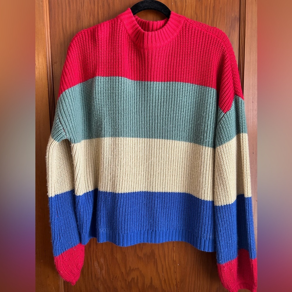 Brixton madero striped sweater